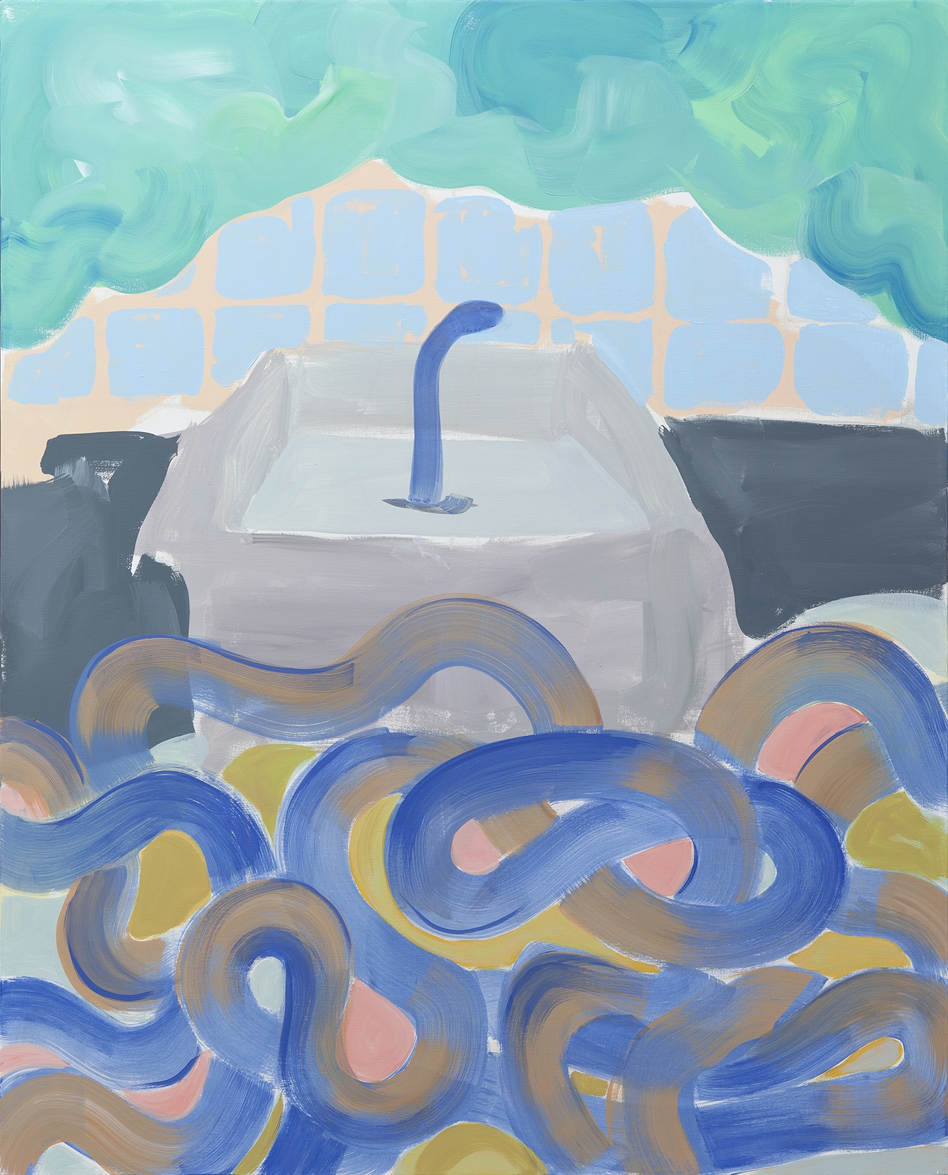 Se empe&ntilde;aban en tapar las grietas, pero las paredes segu&iacute;an sudando - Galerie CrèveCoeur