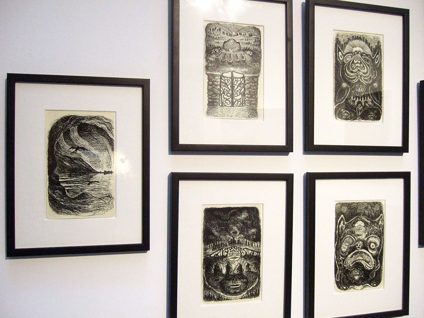 The Birth of a Psychic Heart, The Calm Before & the Calm Beyond, High on the Hill, The Pleasant Appearance, Springing from the Swamp, The Death of the Dead-killers… - Galerie CrèveCoeur