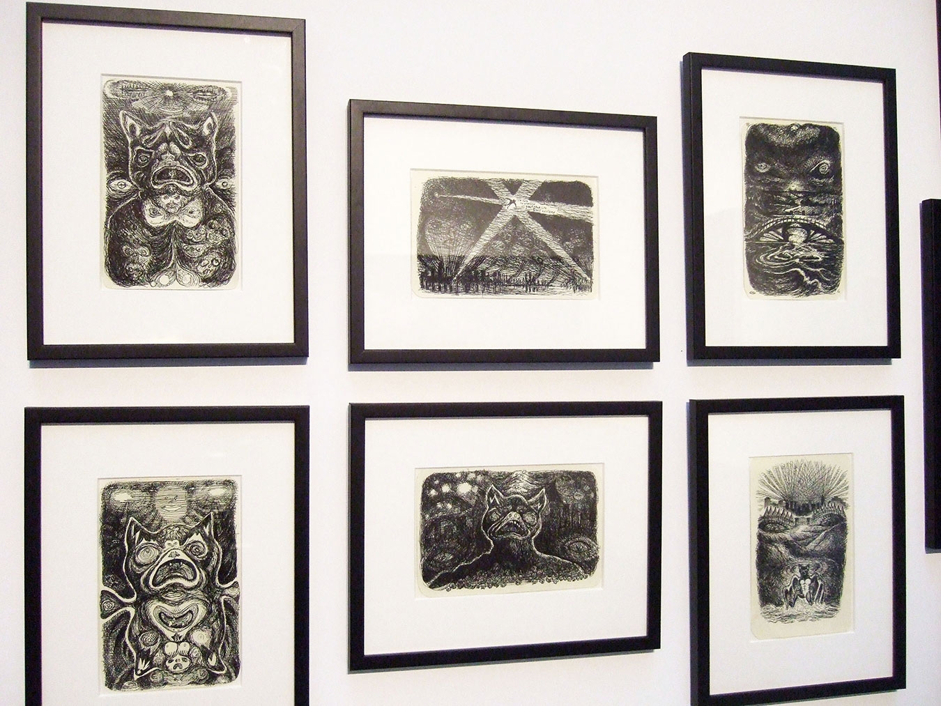 The Birth of a Psychic Heart, The Calm Before & the Calm Beyond, High on the Hill, The Pleasant Appearance, Springing from the Swamp, The Death of the Dead-killers… - Galerie CrèveCoeur